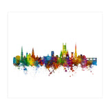 Worcester England Skyline (Print Only) thumbnail