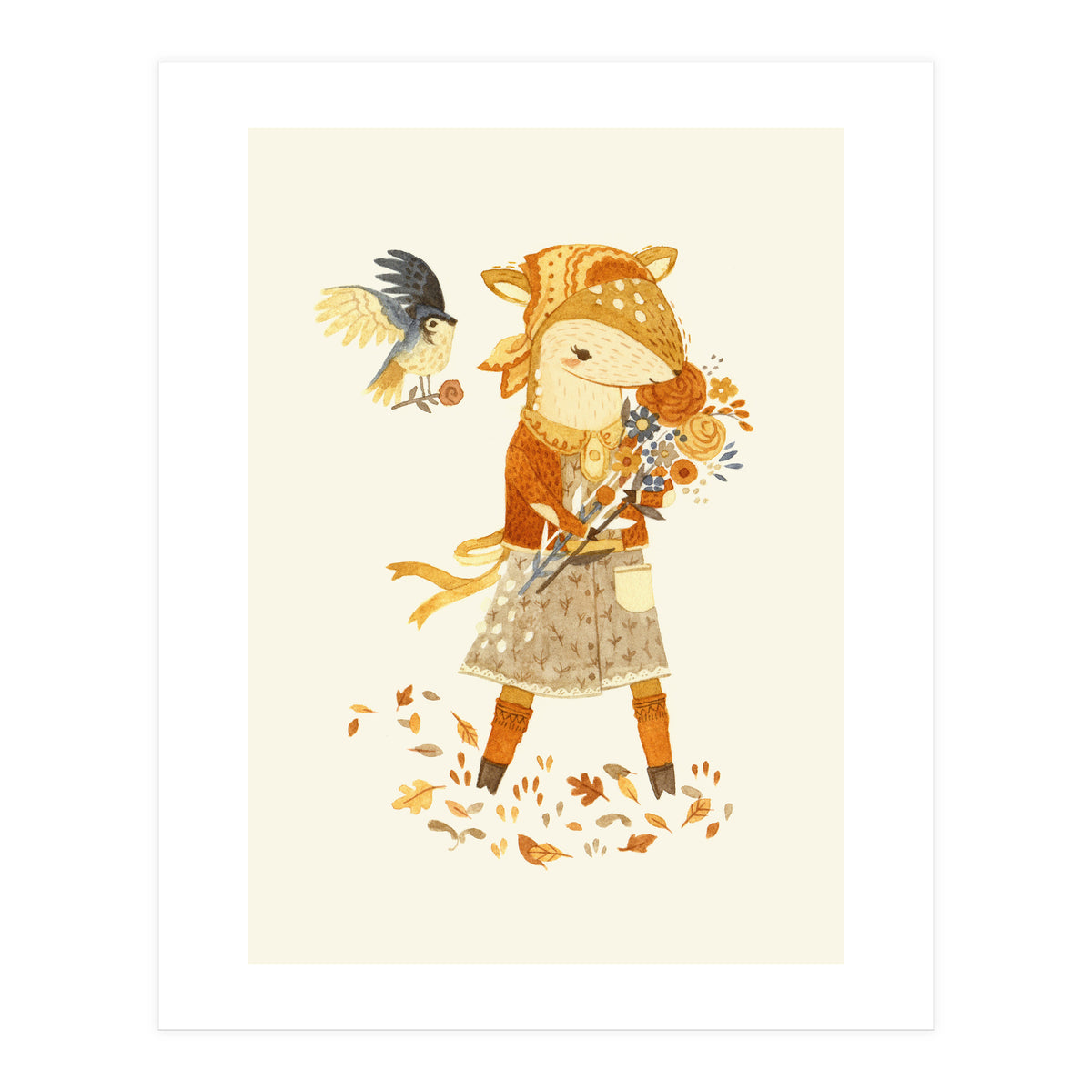 Dakota The Daisy Deer (Print Only)