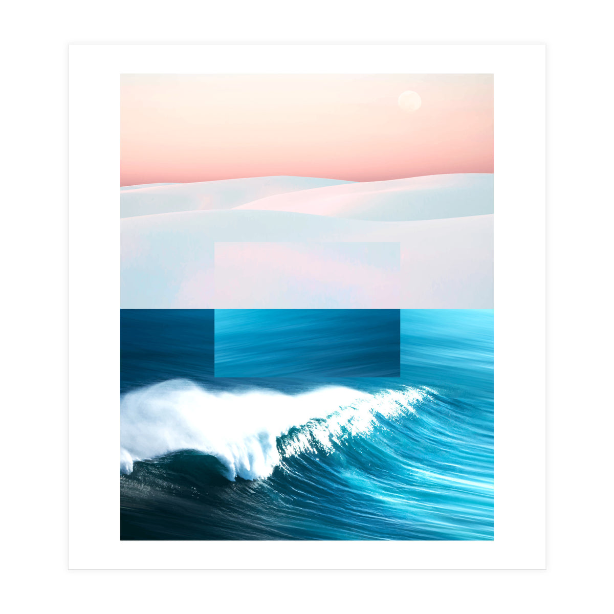 Ocean & Moon (Print Only)