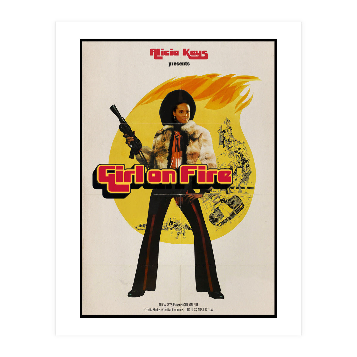 Girl On Fire (Print Only)