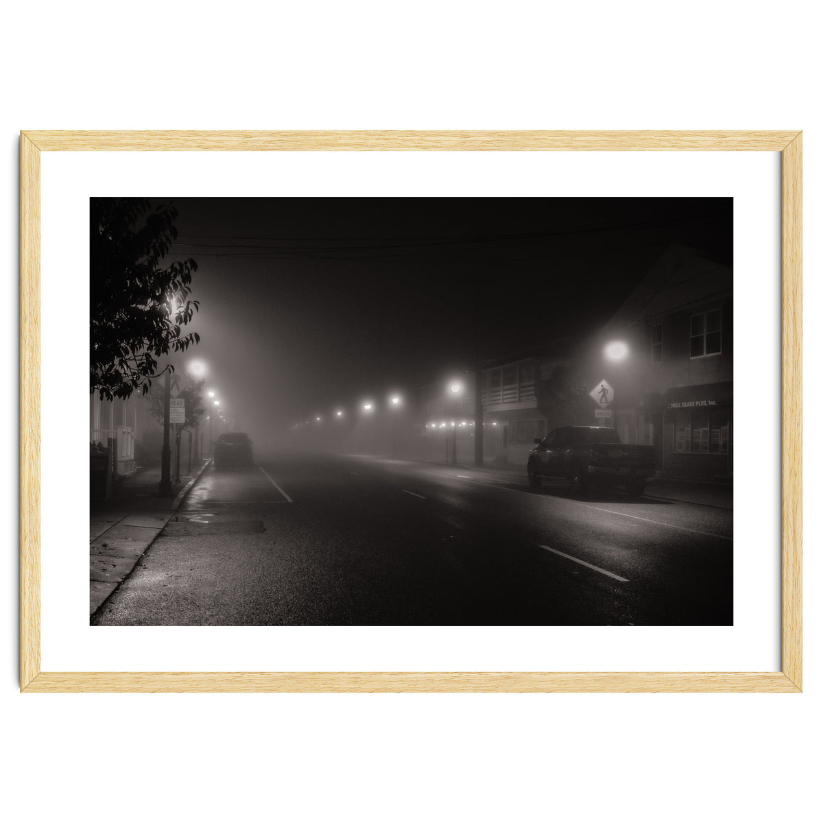 Foggy evening, Hull, Massachusetts