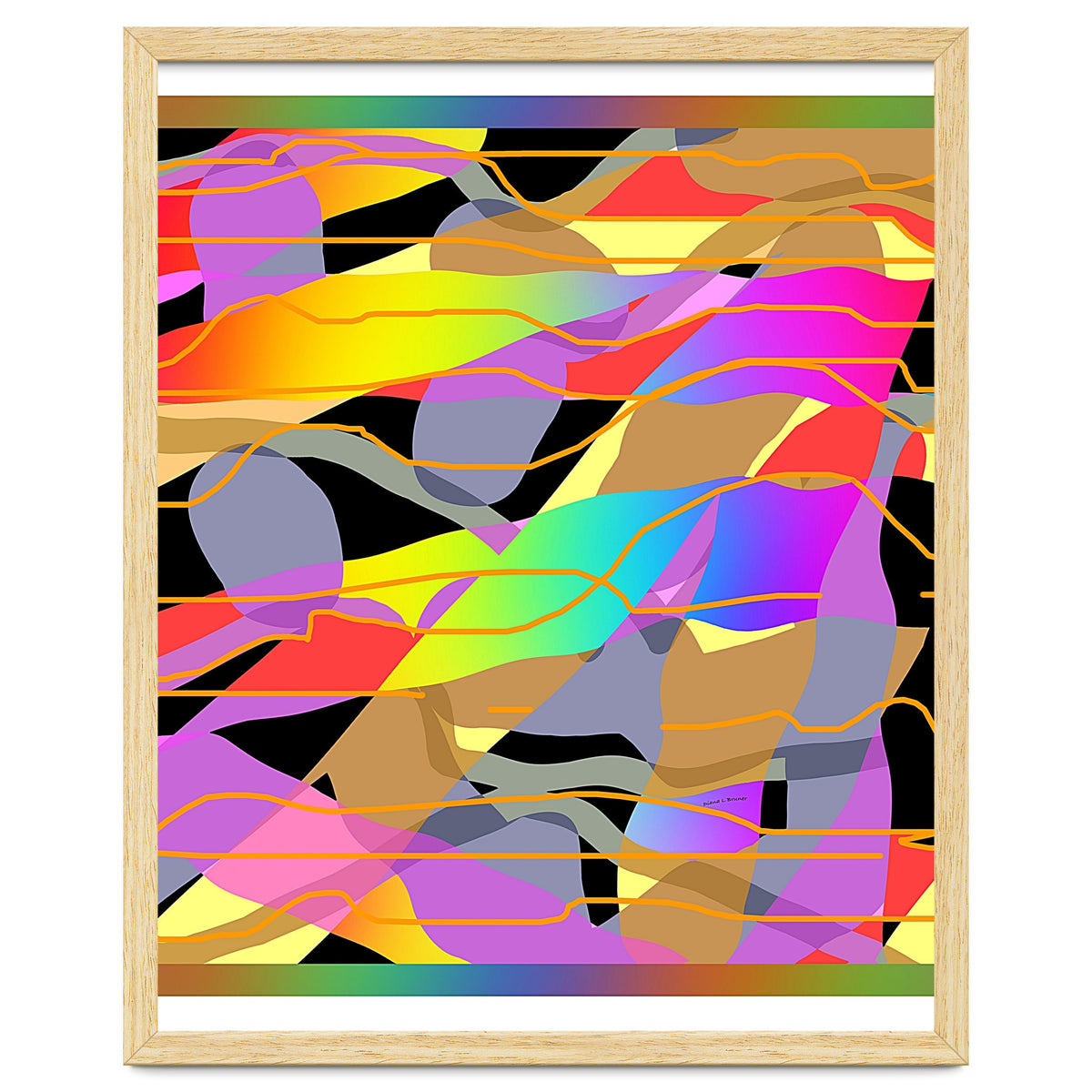 ABSTRACT COLOR BANDS