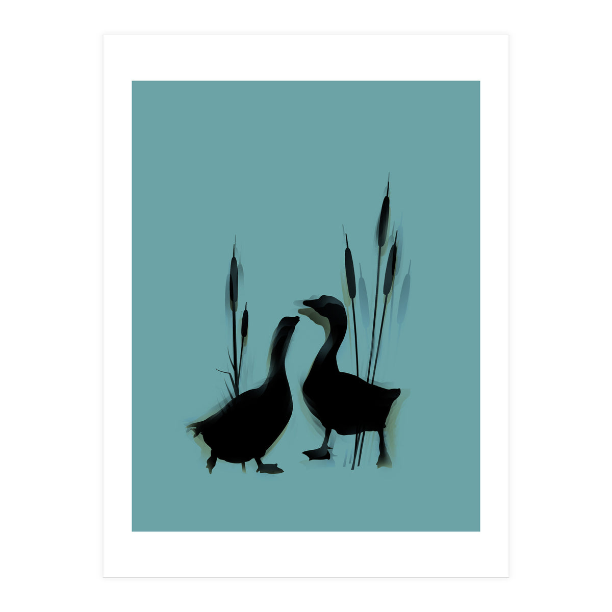 Geese lovers (Print Only)