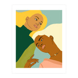 Two Souls One Body I #illustration painting (Print Only) thumbnail