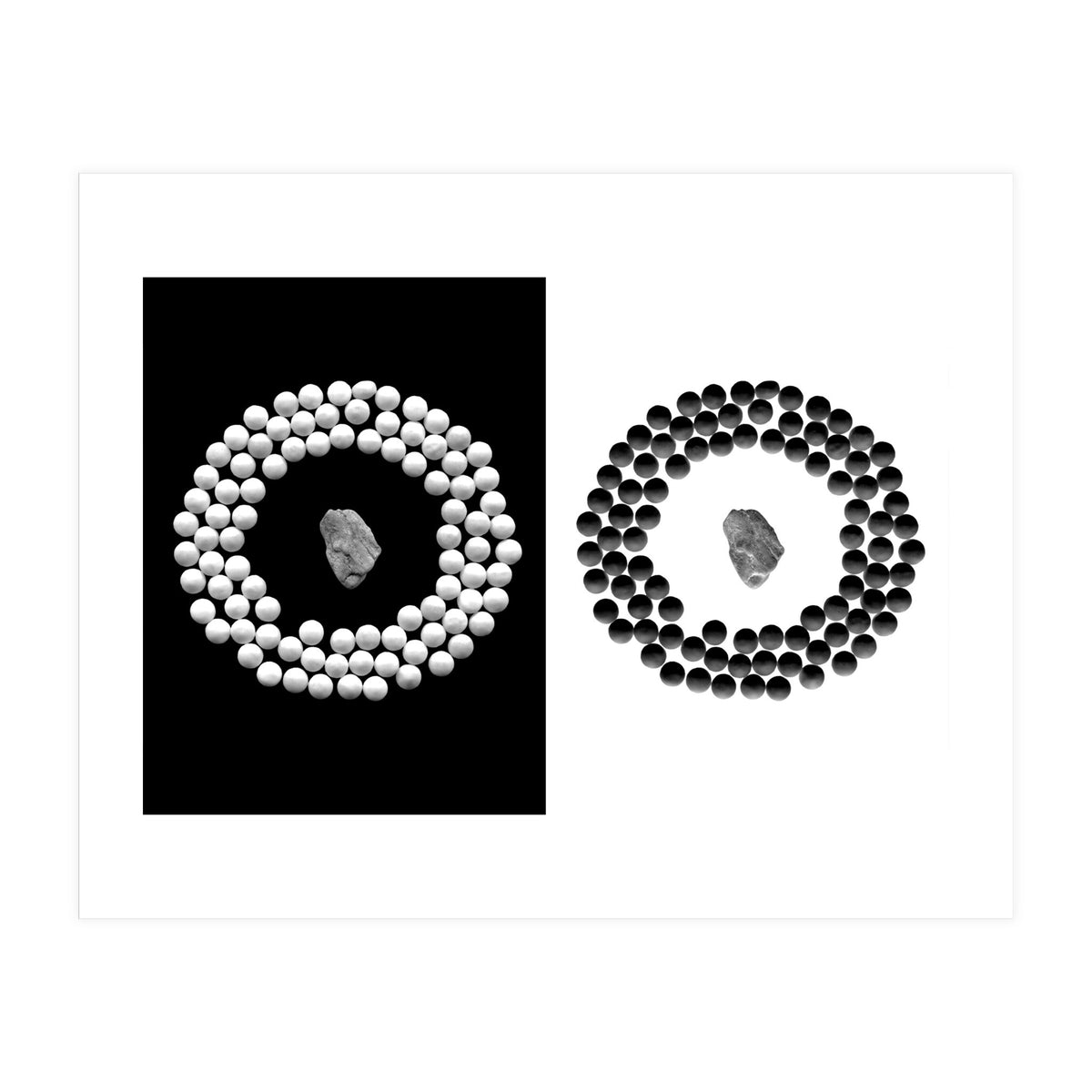 Pearls and stone (Print Only)