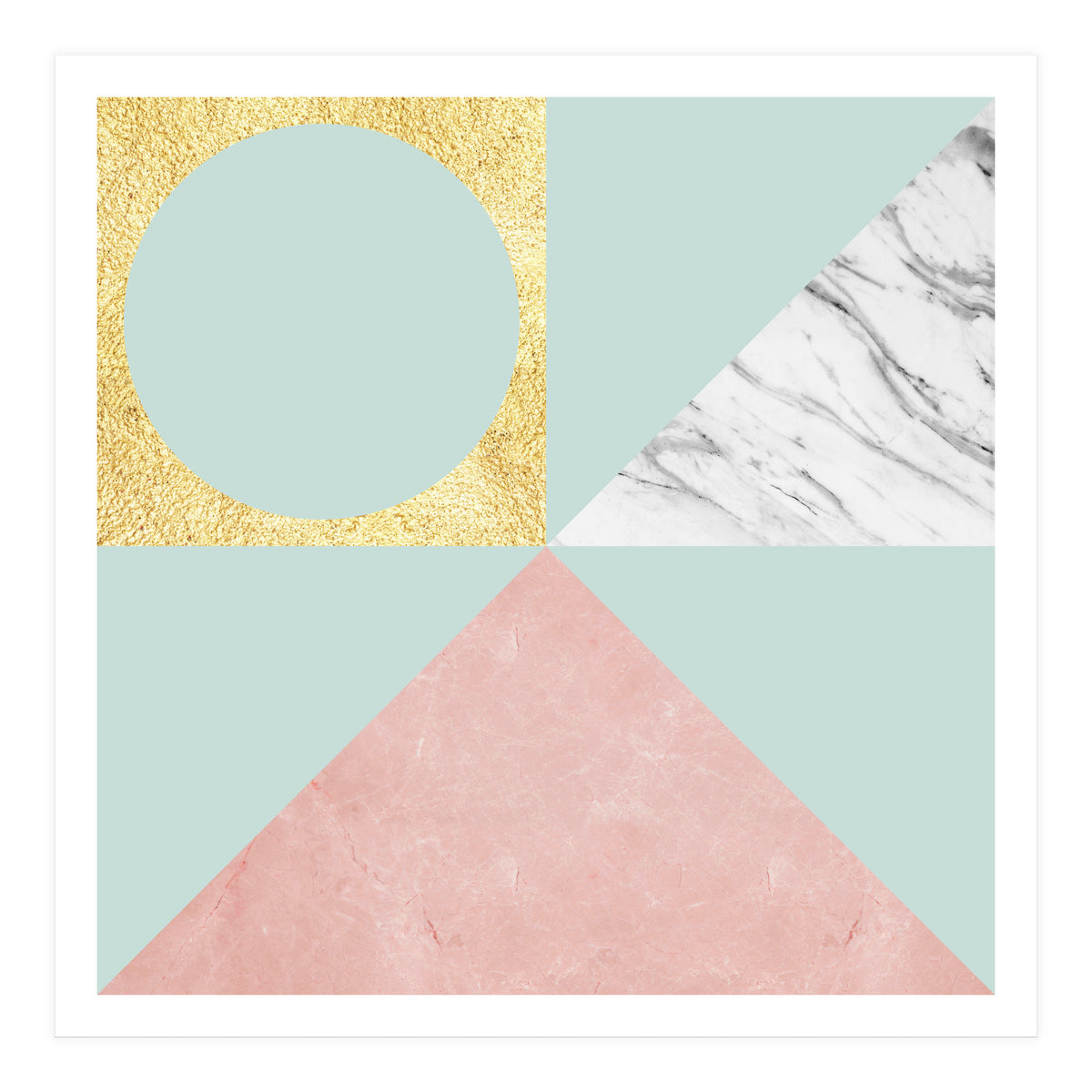 Marble and gold II (Print Only)