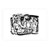 Birds and Flowers - b&w (Print Only) thumbnail