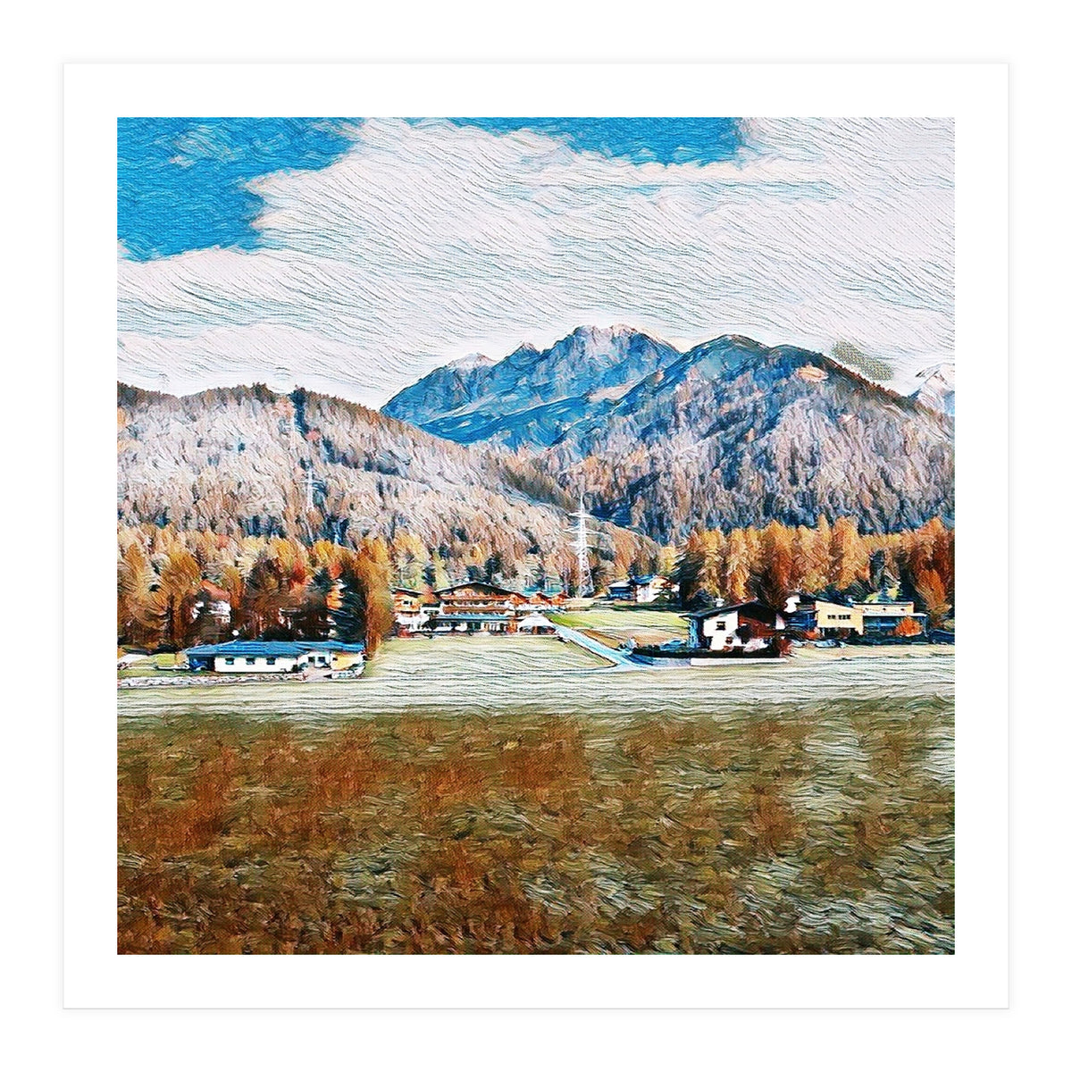 Trentino Alto Adige, Italy. (Print Only)