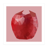 Apple Low Poly Art  (Print Only) thumbnail