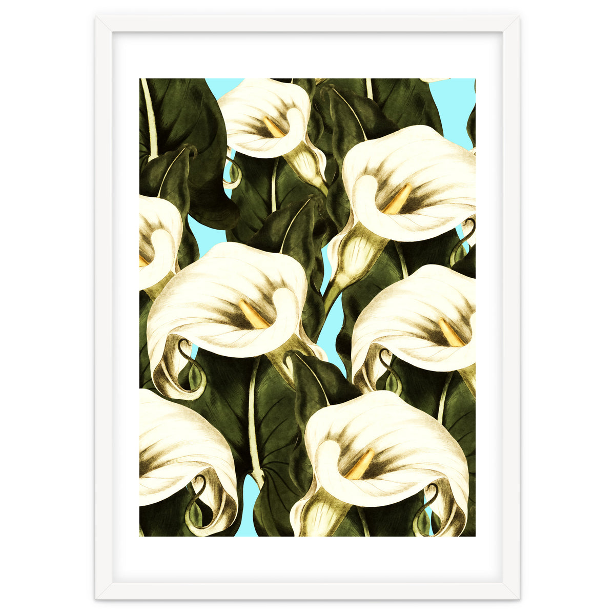 Pattern floral Ethiopian-Calla