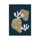 Retro Botanical Abstract Geometric Art (Print Only) thumbnail