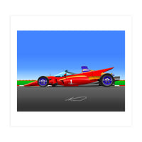 Pole Position Racecar Homage (Print Only)
