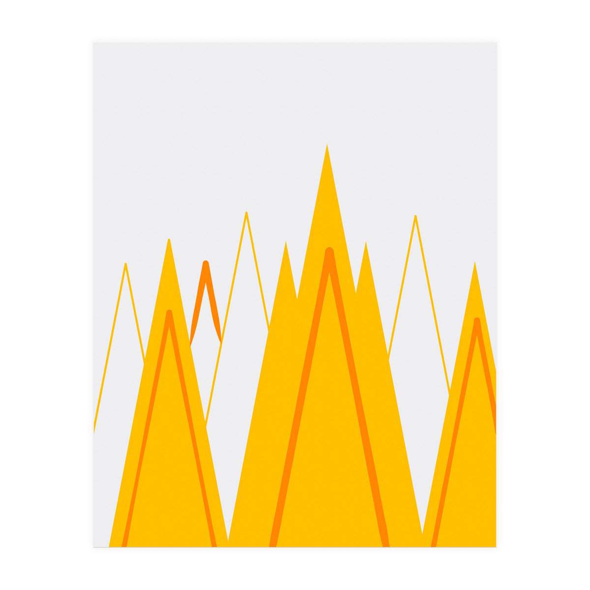 Yellow mountains  (Print Only)