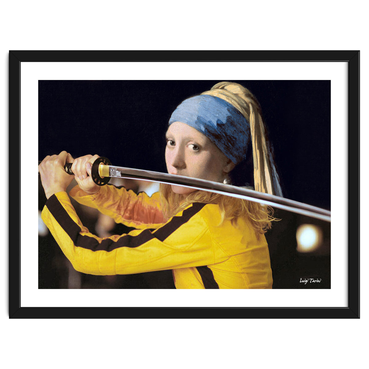 Vermeer's Girl with a Pearl Earring & Beatrix Kiddo From Kill Bill