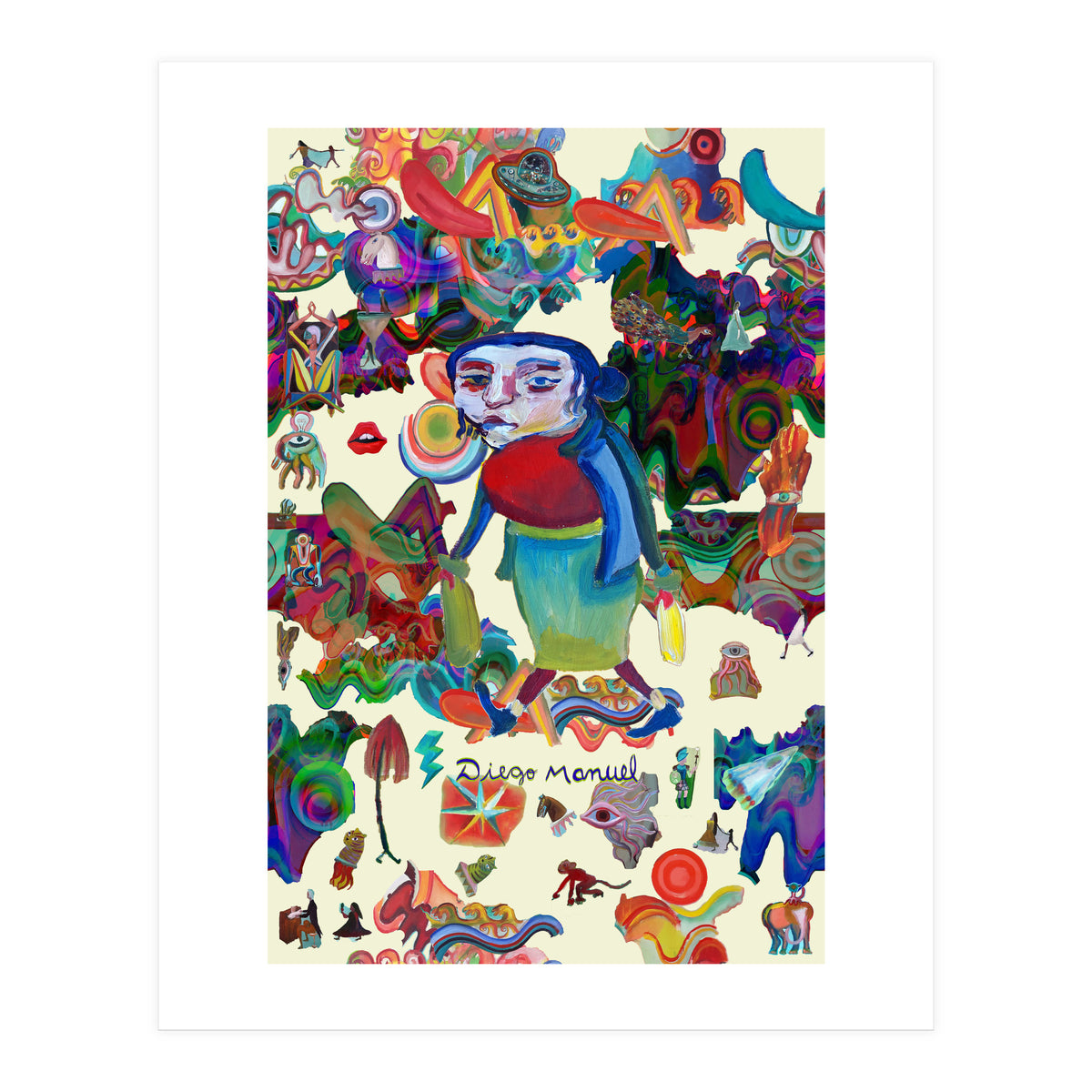 Graffitis 2021 Tapiz 58 B (Print Only)