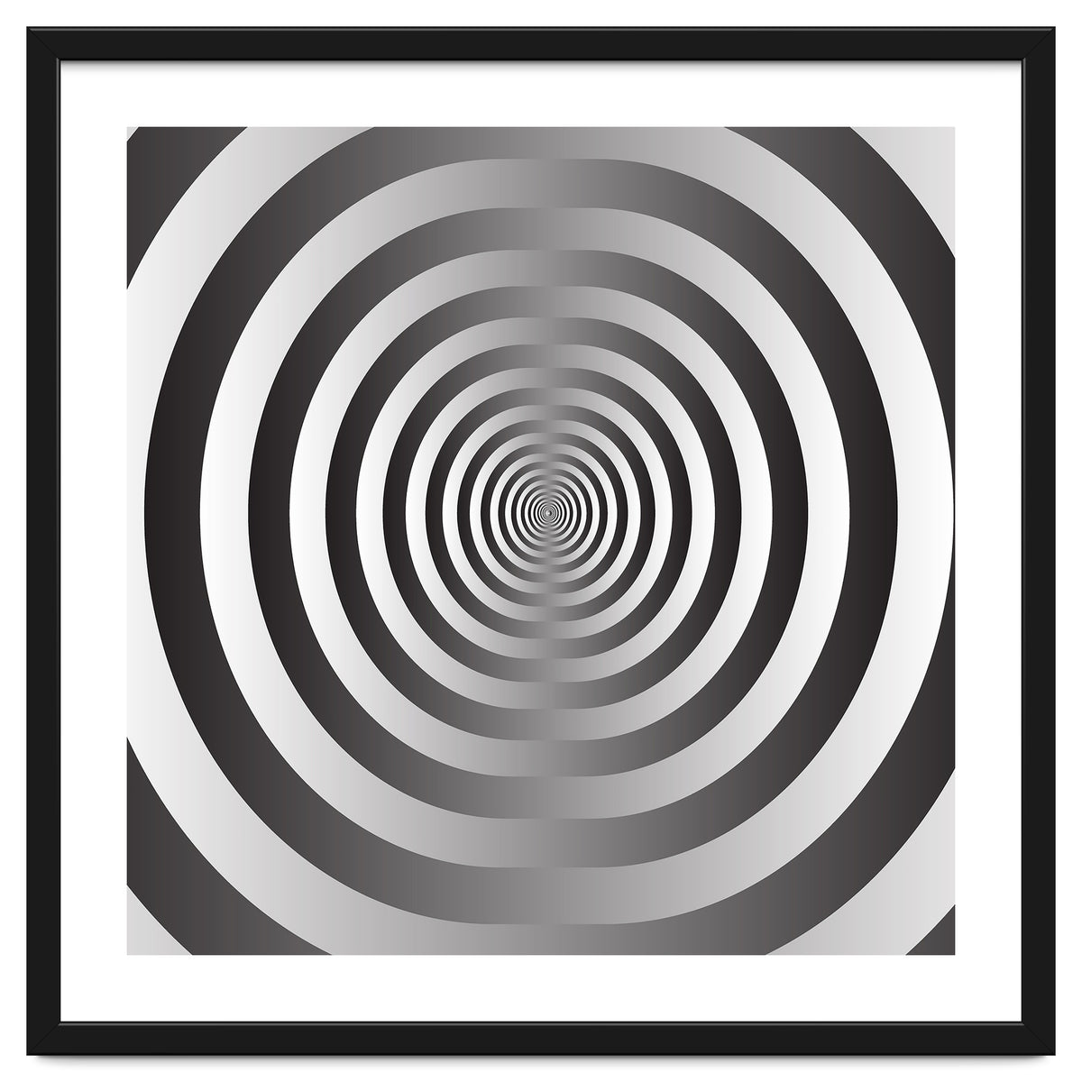 Black And White Spiral