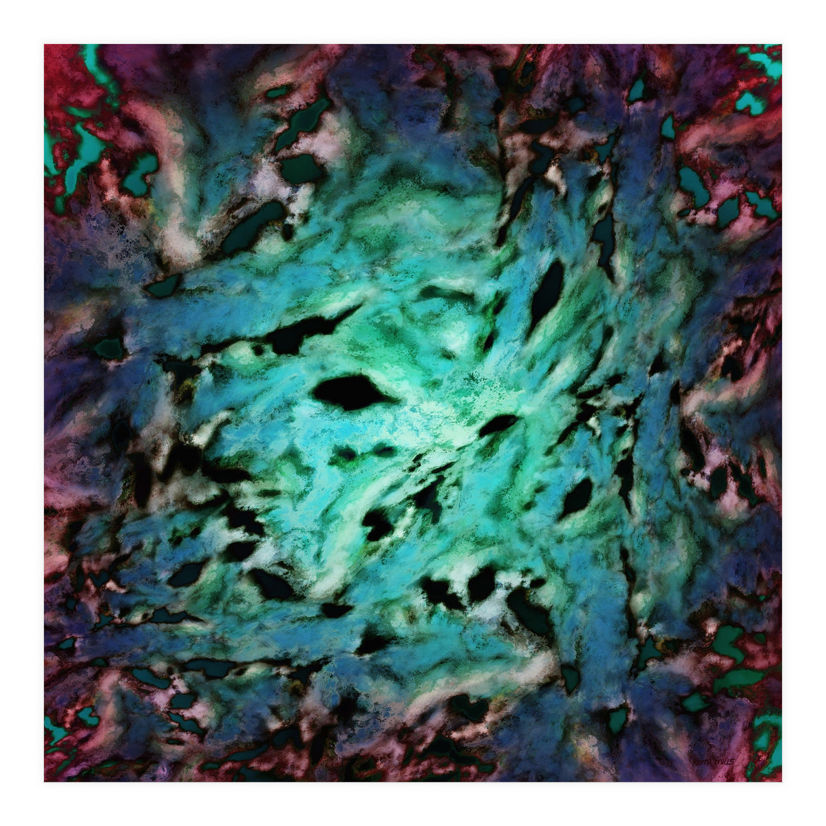 Smash Smash Turquoise (Print Only)