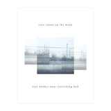 Rain washes away everything bad (Print Only) thumbnail