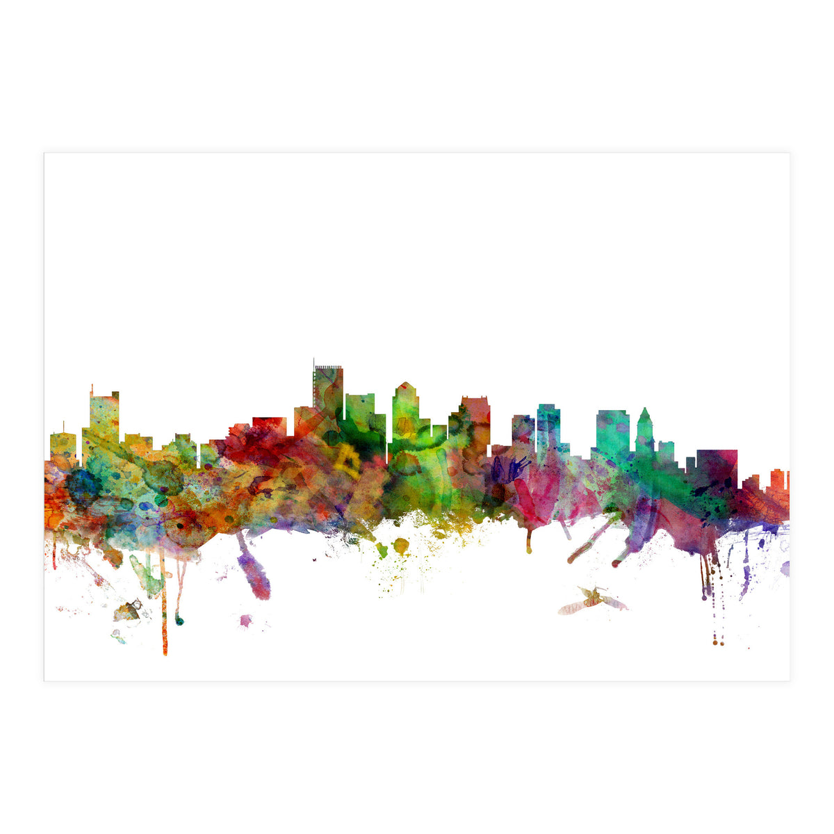 Boston Massachusetts Skyline (Print Only)