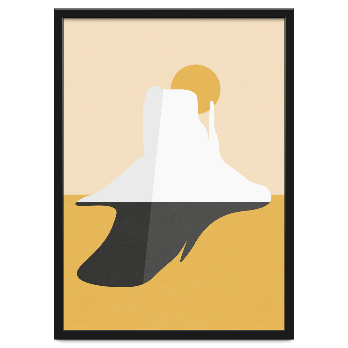 Abstract Mesa - Golden Desert