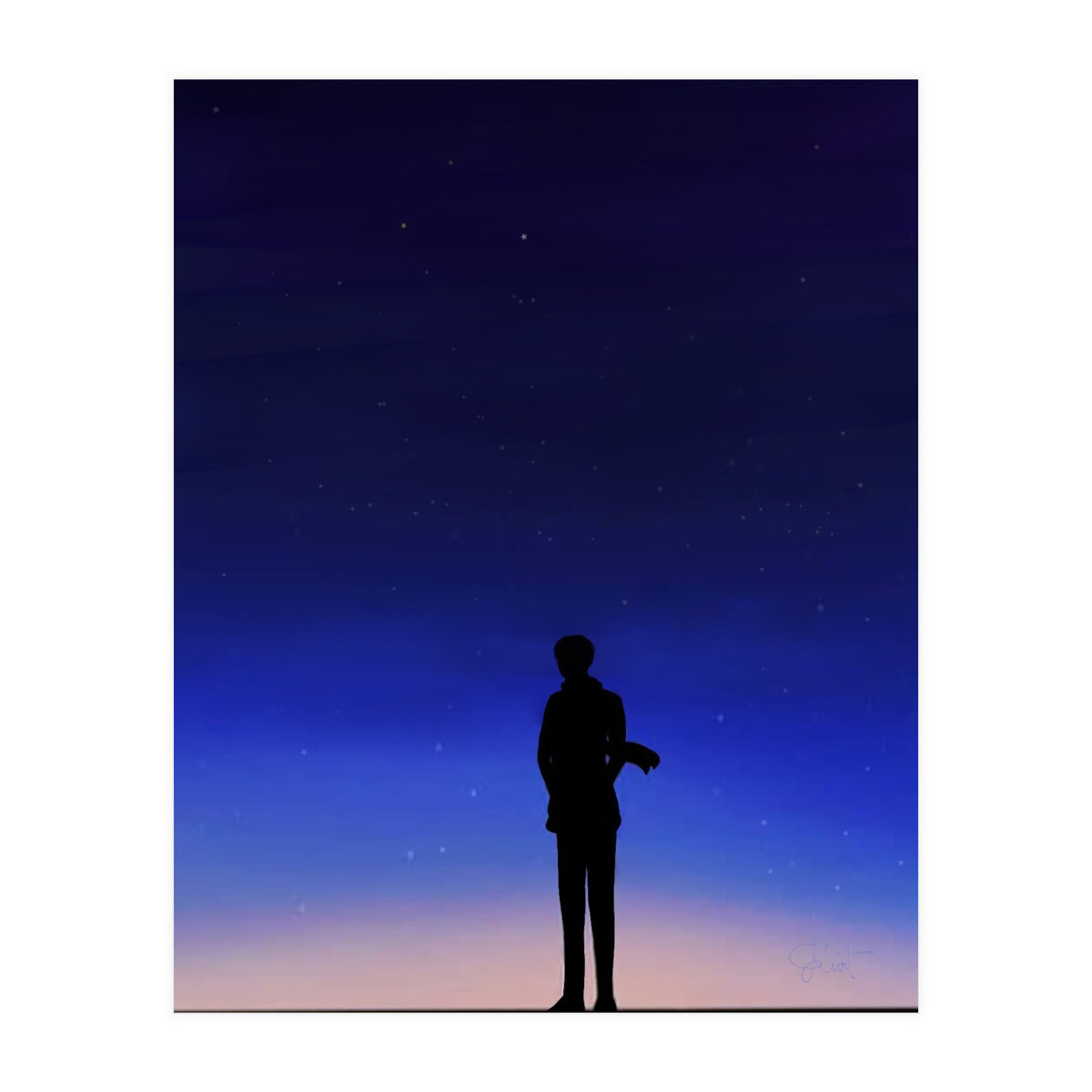 Forlornly,  (Print Only)