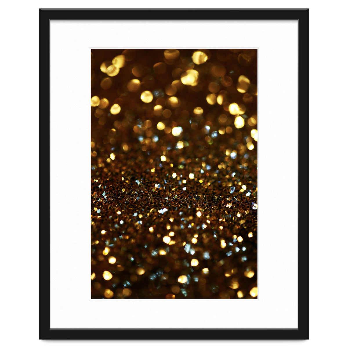 Golden glitter