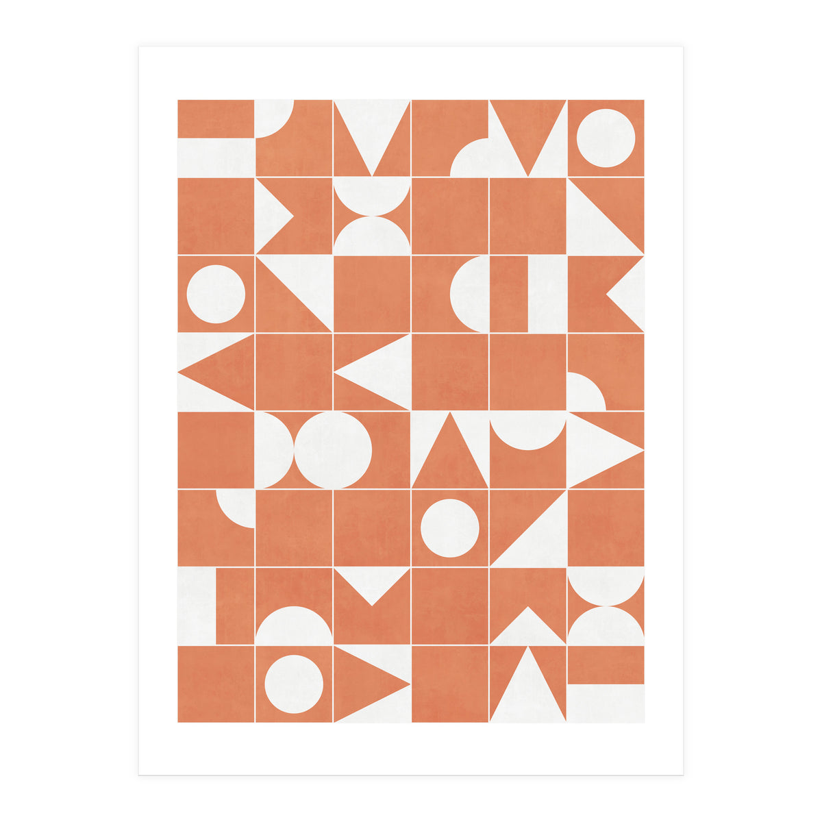 My Favorite Geometric Patterns No.14 - Coral (Print Only)