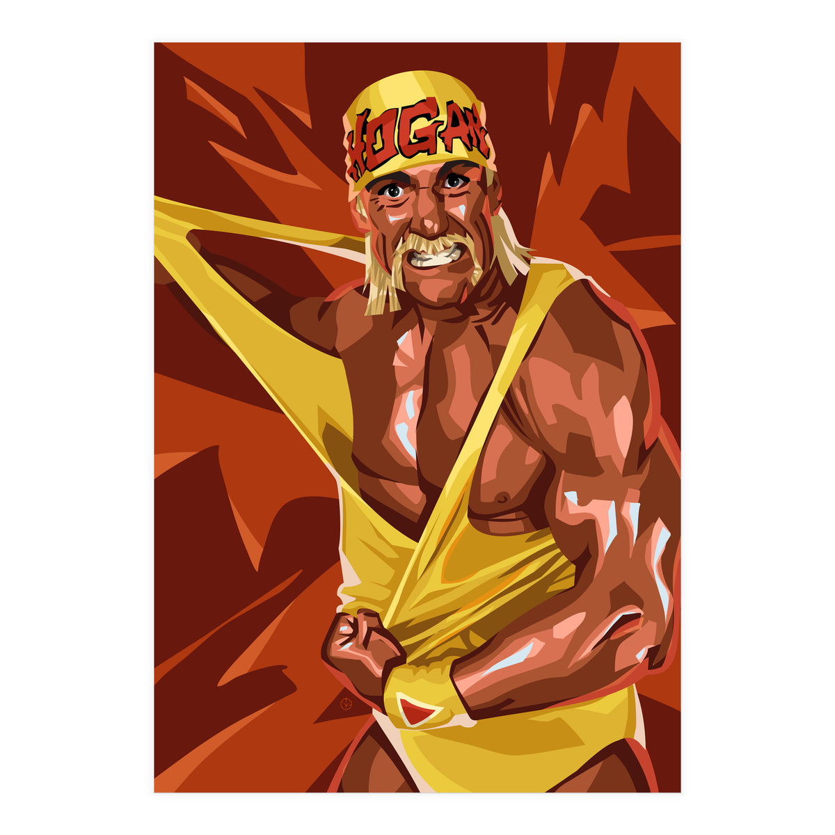 Hulk Hogan WWE (Print Only)