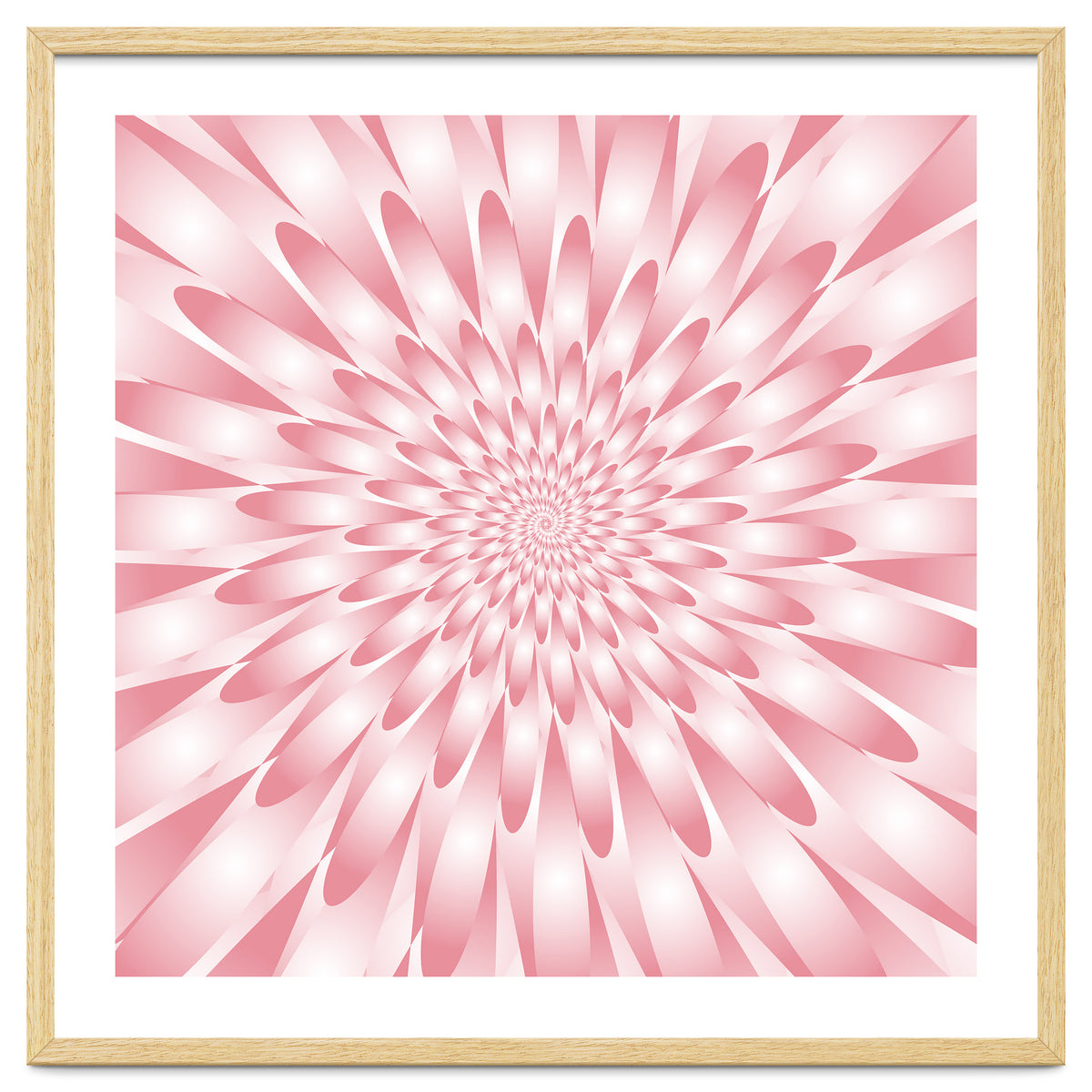 Spiral Pink Flower