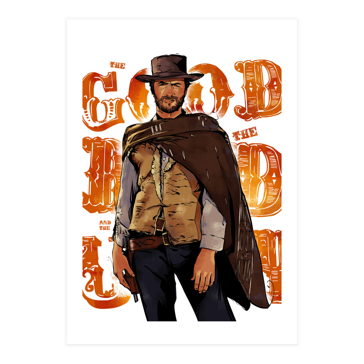 Clint Eastwood (Print Only)