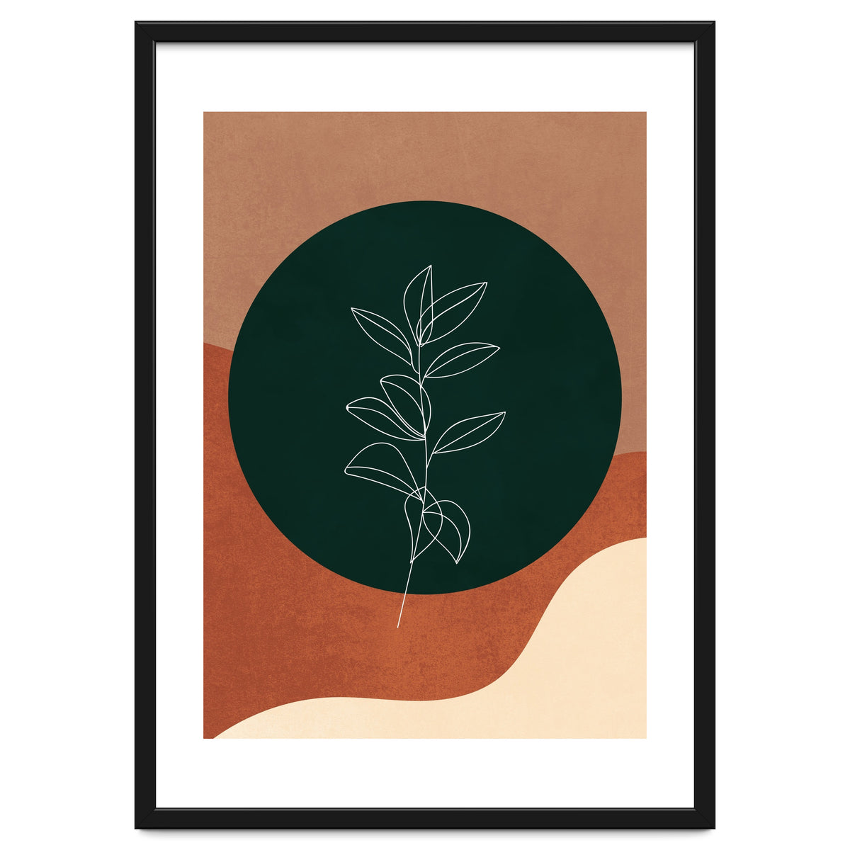 Geometrical Minimalist Boho Abstract