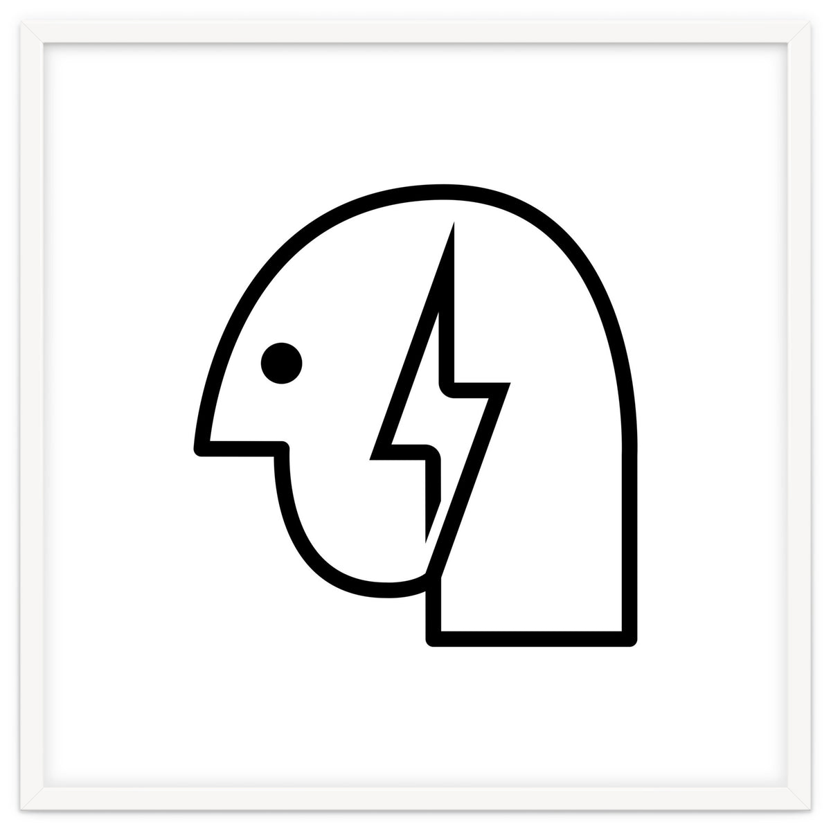 Head Lightning_White