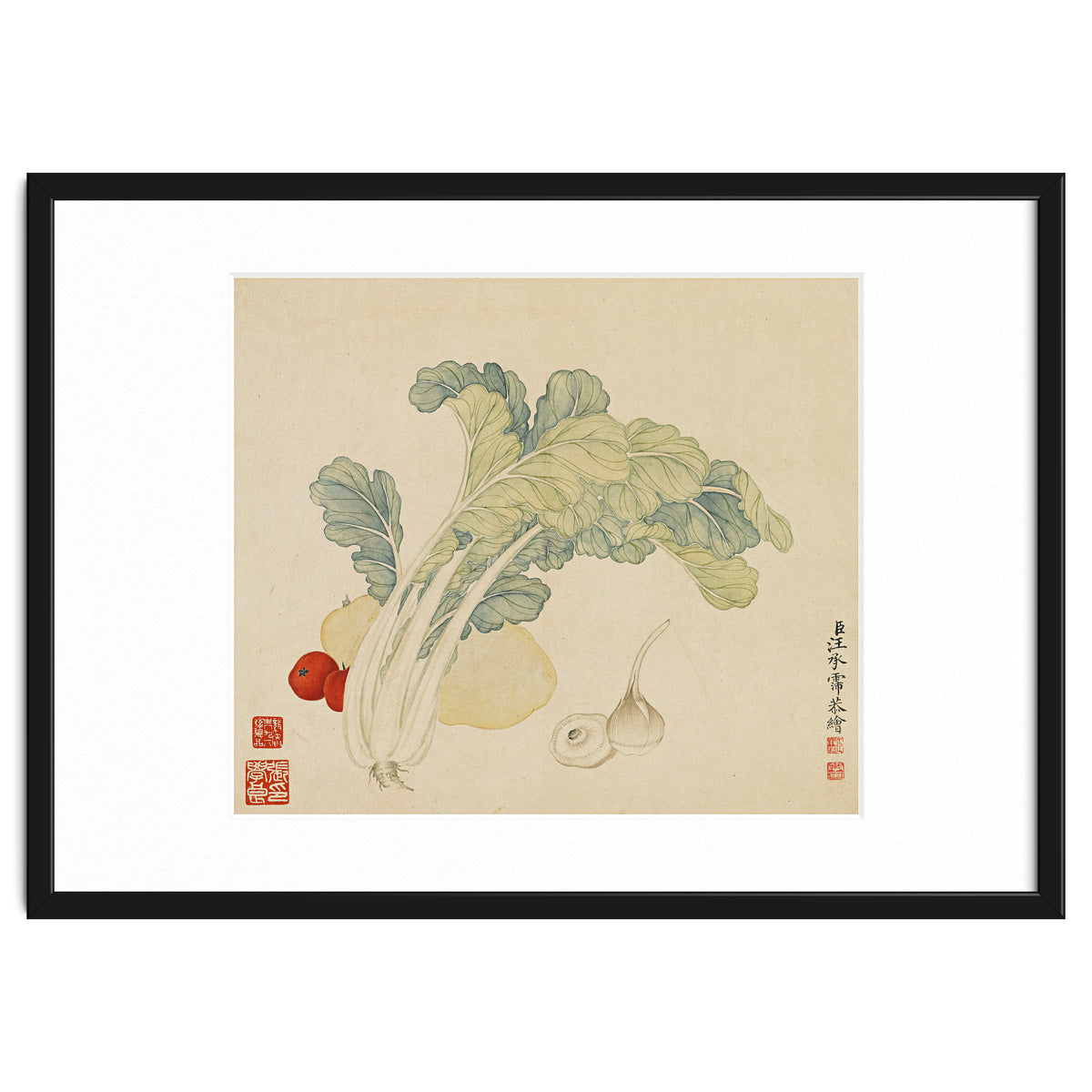 Wang Chengyu ~flowers, Vegetables, Chinese Cabbage, Potatoes, Garlic, Tomatoes, Vegetables
