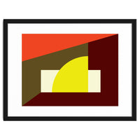 Geometric Shapes No. 9 - yellow, orange & brown