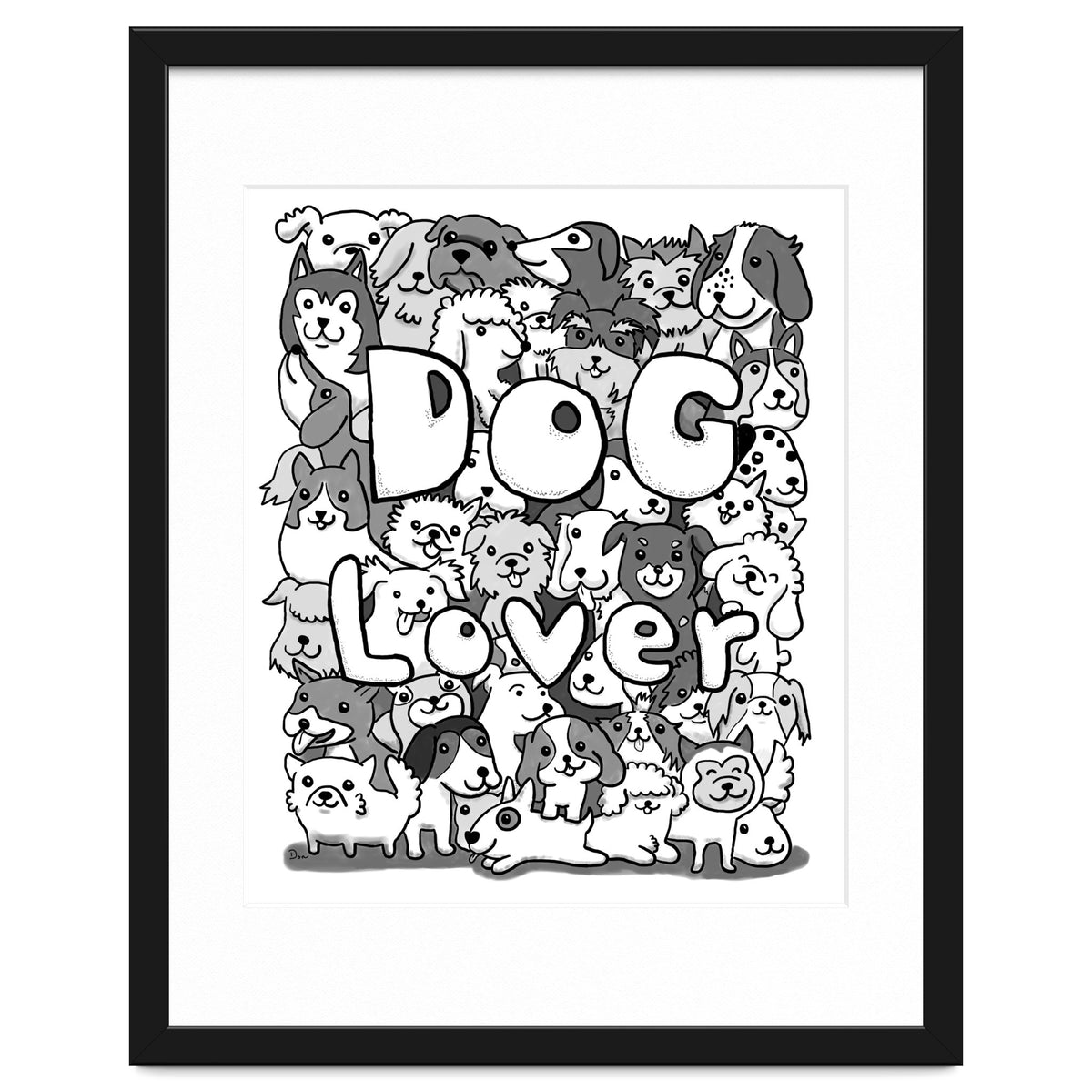 Doodle 72:  Dog Lover