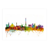 Paris France Skyline (Print Only) thumbnail