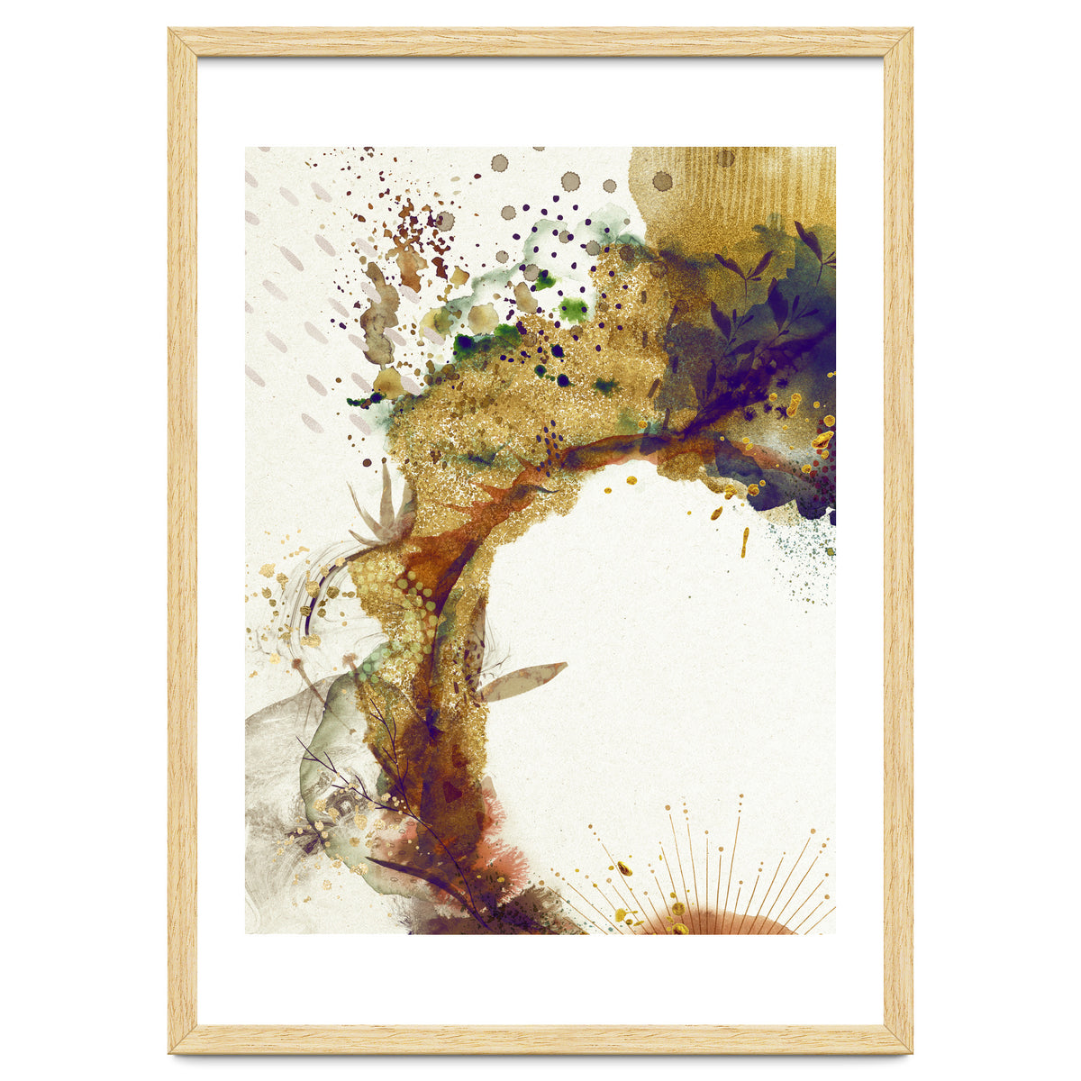 Abstract Floral - Autumn Winds