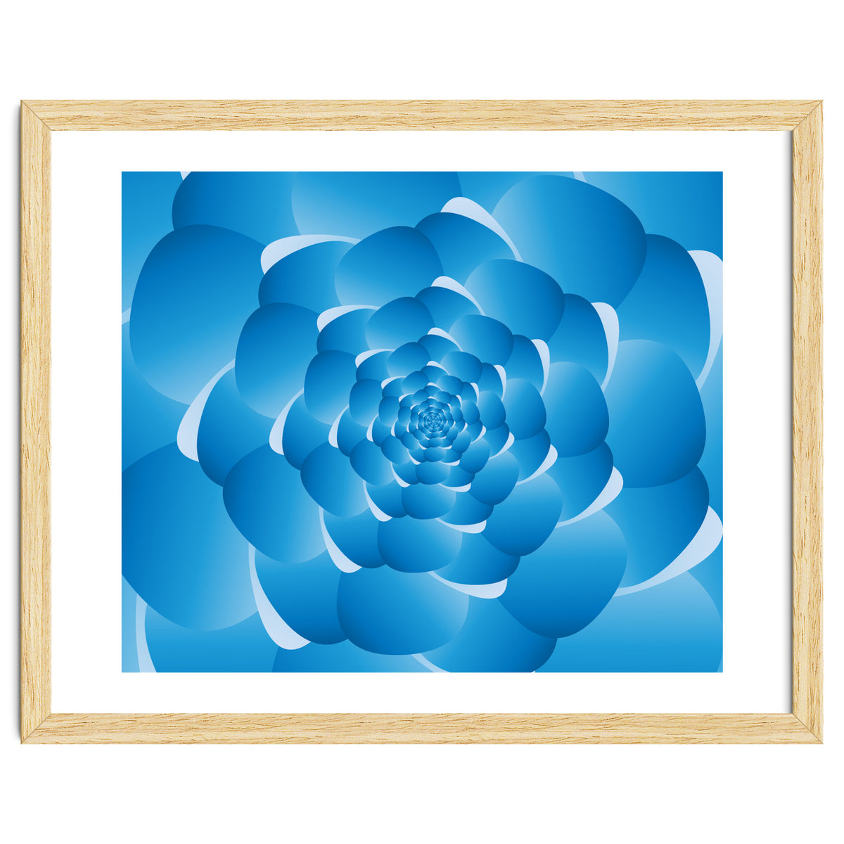 Sky Cloud Spiral Blue Spiral