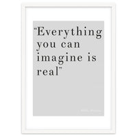 Everything You Can Imagine By Picasso, Grey