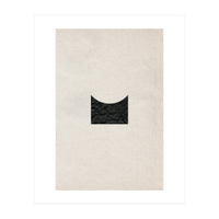 Cut black shape on grey (Print Only)