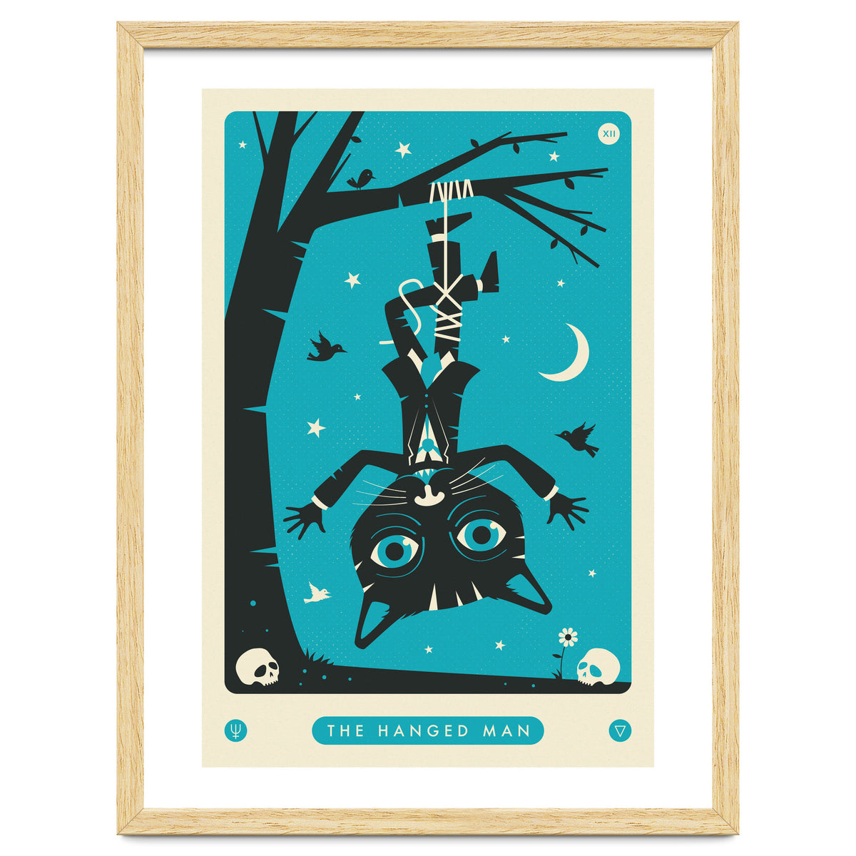 TAROT CARD CAT: THE HANGED MAN