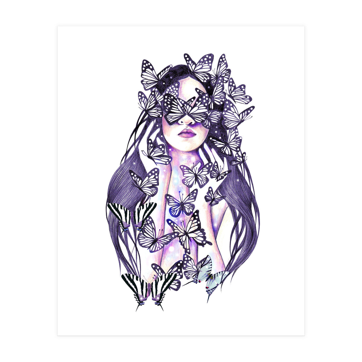 Lady Butterfly (Print Only)