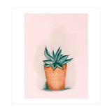Aloe in orange pot (Print Only) thumbnail