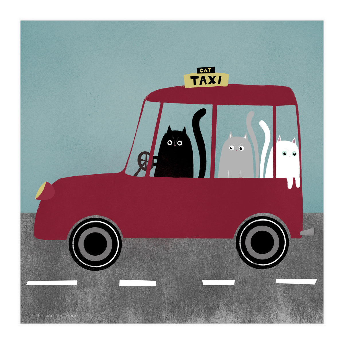 Cat 86: Cat taxi (Print Only)