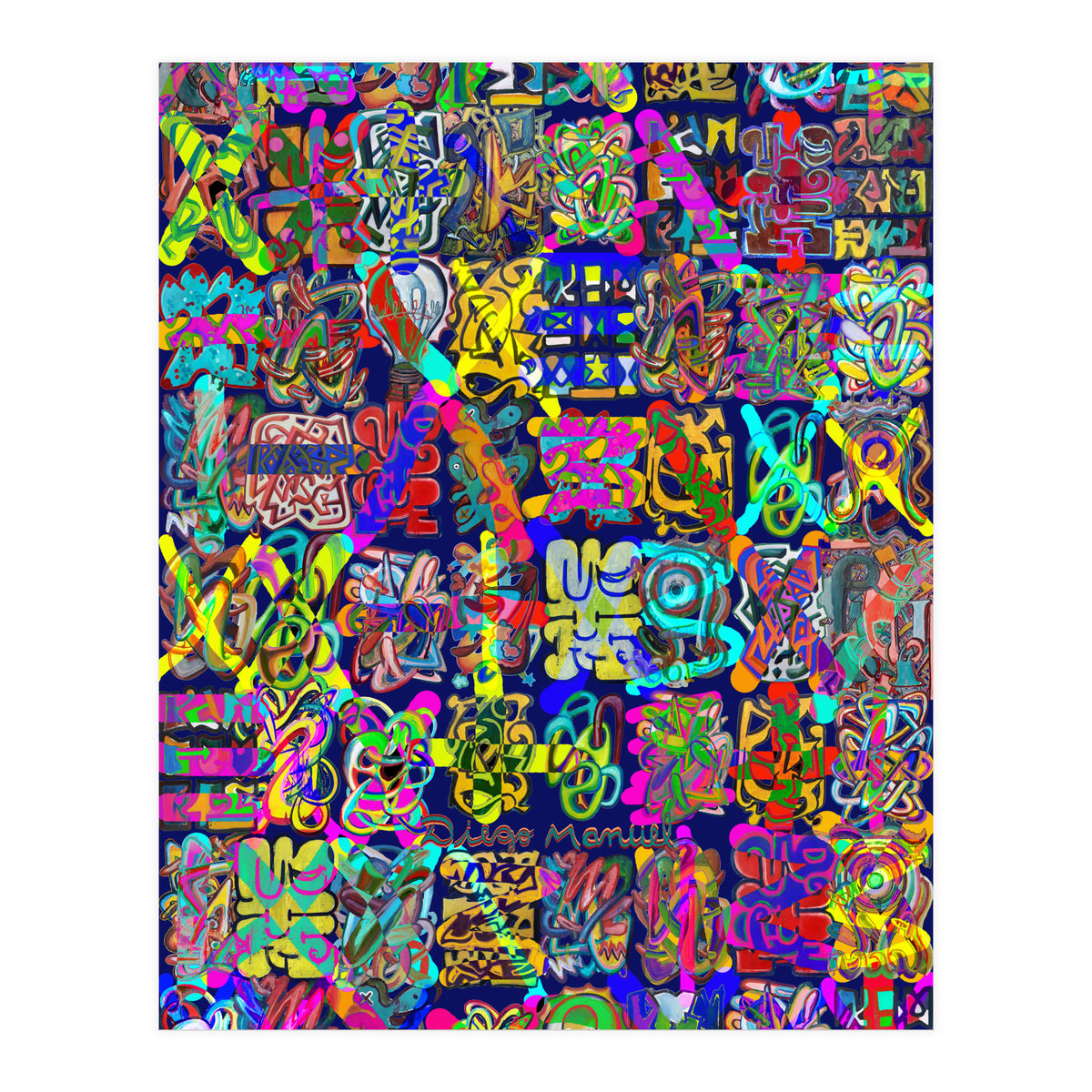 Graffitis 2021 Tapiz 108 (Print Only)