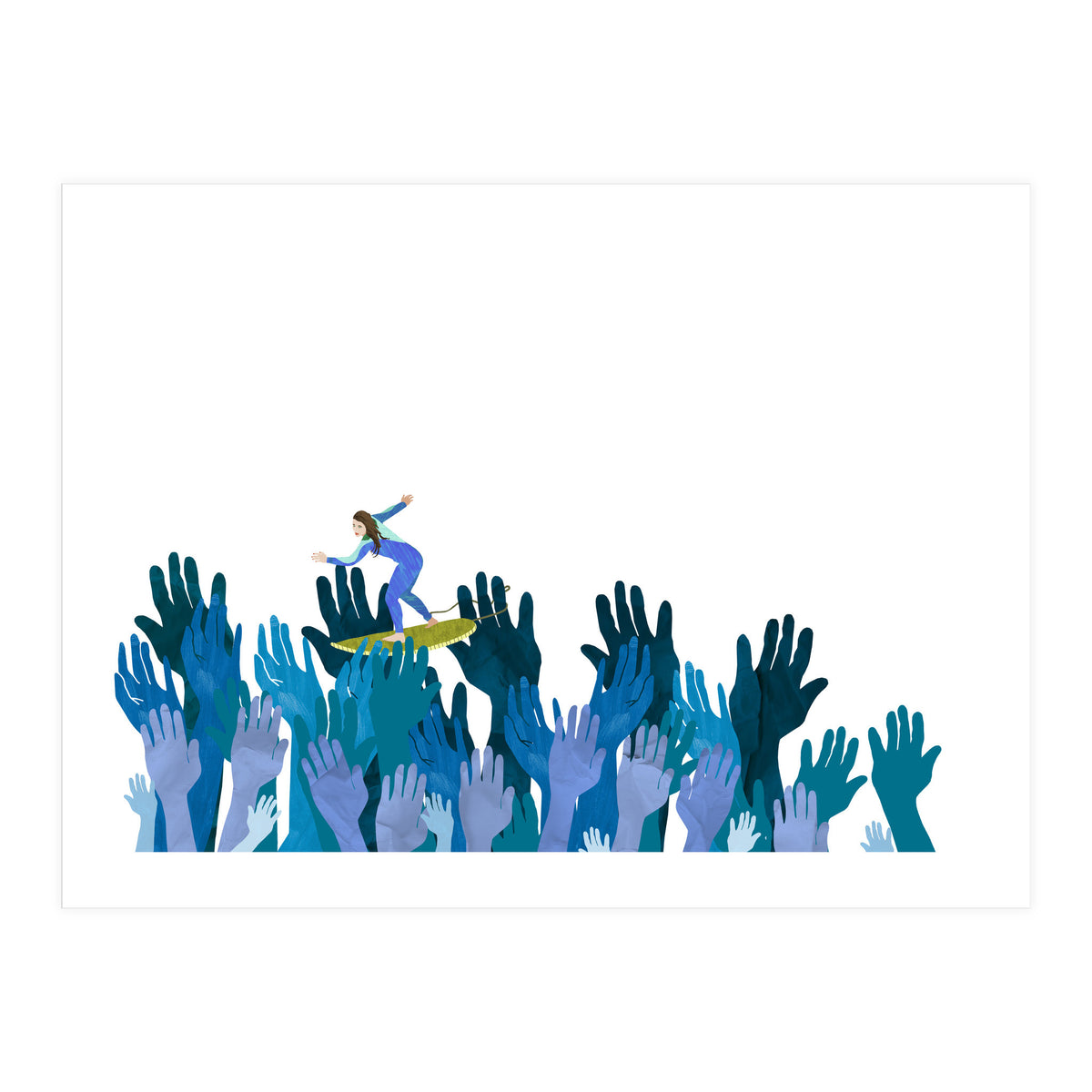Crowd Surfing (Print Only)