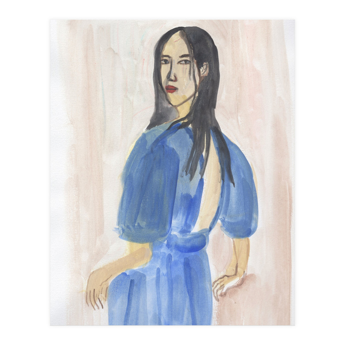 The Blue Dress (Print Only)
