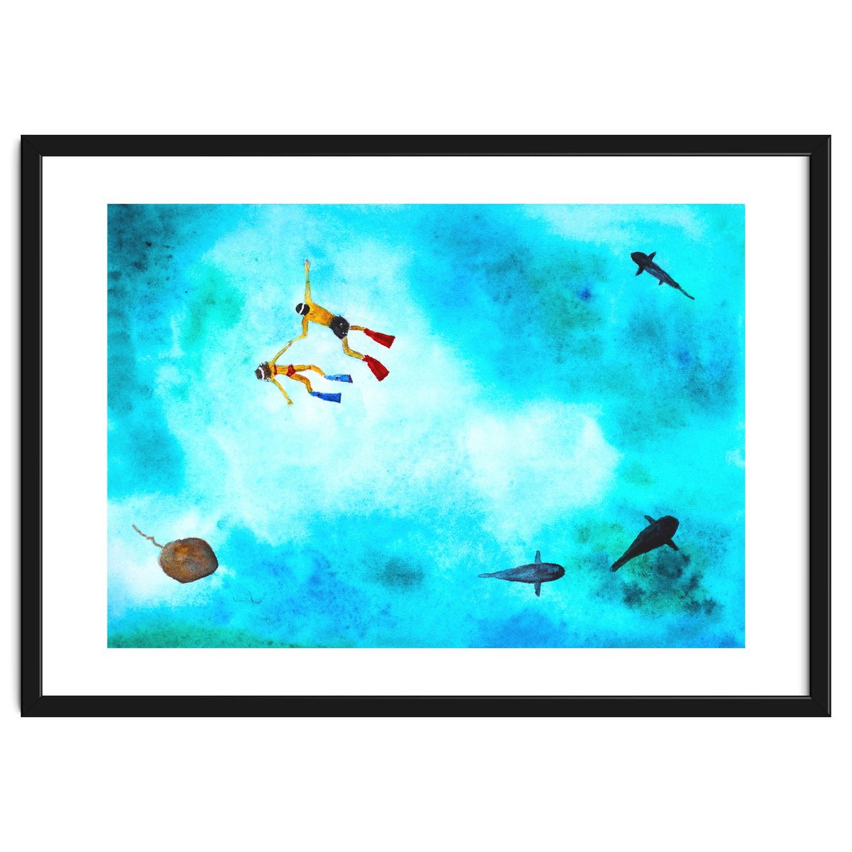 One summer day || watercolor