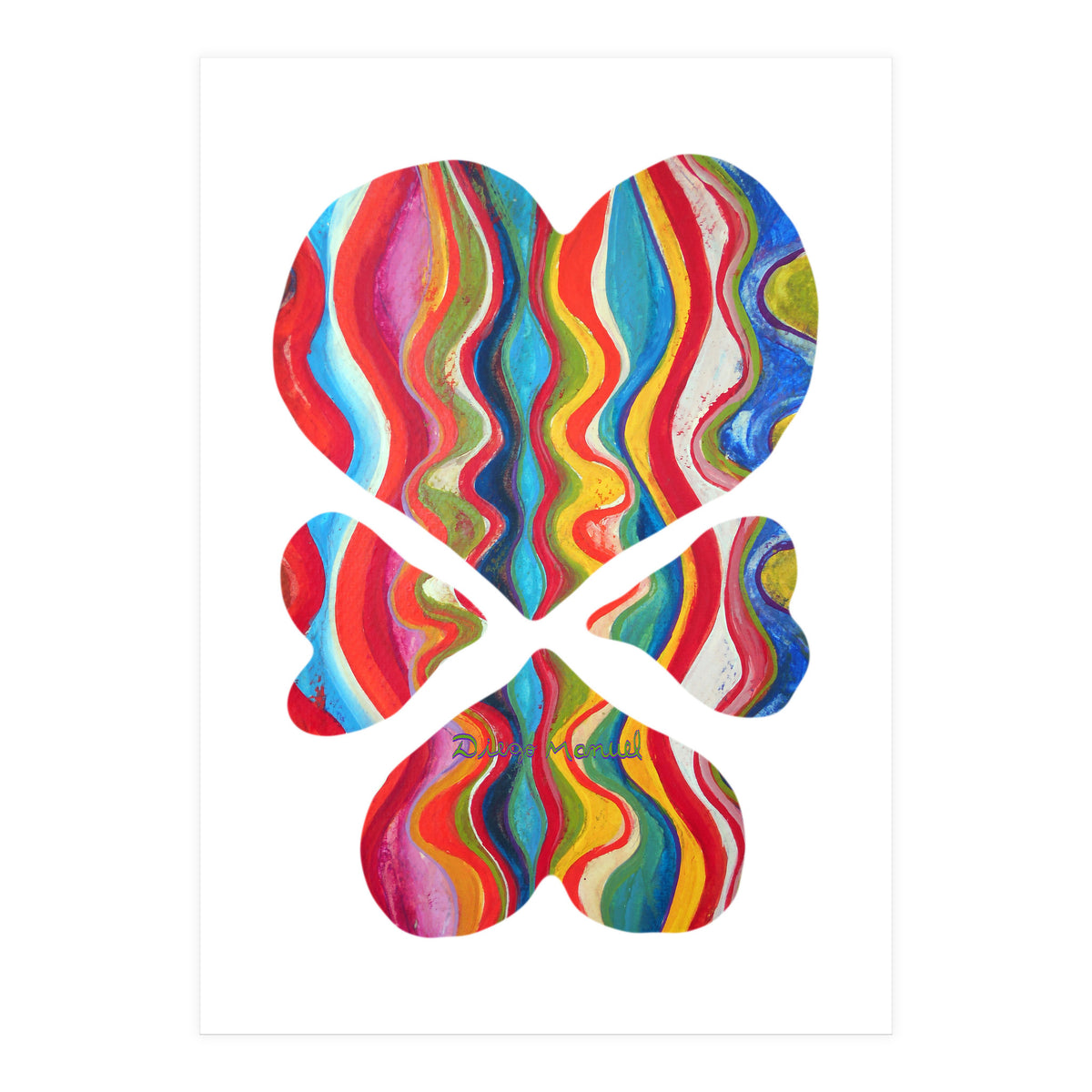 4 Corazones 13  (Print Only)