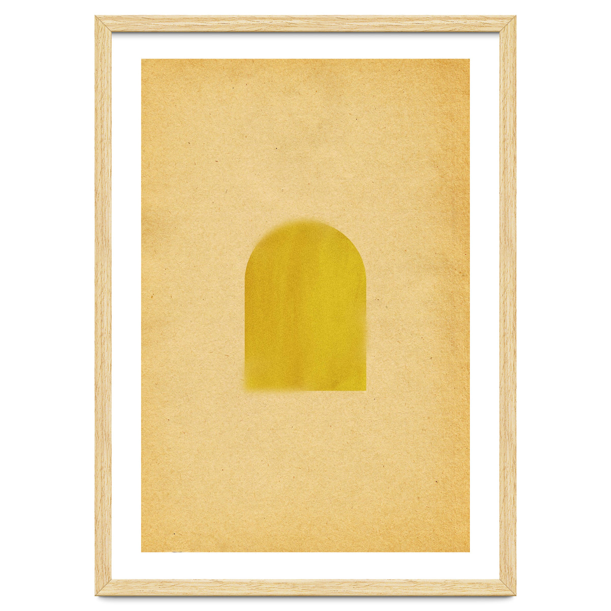 Minimaist acid mustard arch